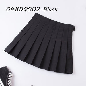 Summer Plaid Pleated Women Mini Skirts Harajuku Female Empire Casual Japanese Kawaii Cute Skirts Student Uniform Sailor Skirt