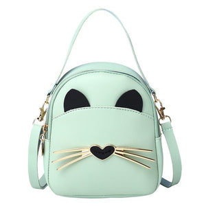 Mini Backpack Women Korean Style PU Leather Shoulder Bag For Teenage Girls Small Bagpack Female Pouch mochila mujer #T1P