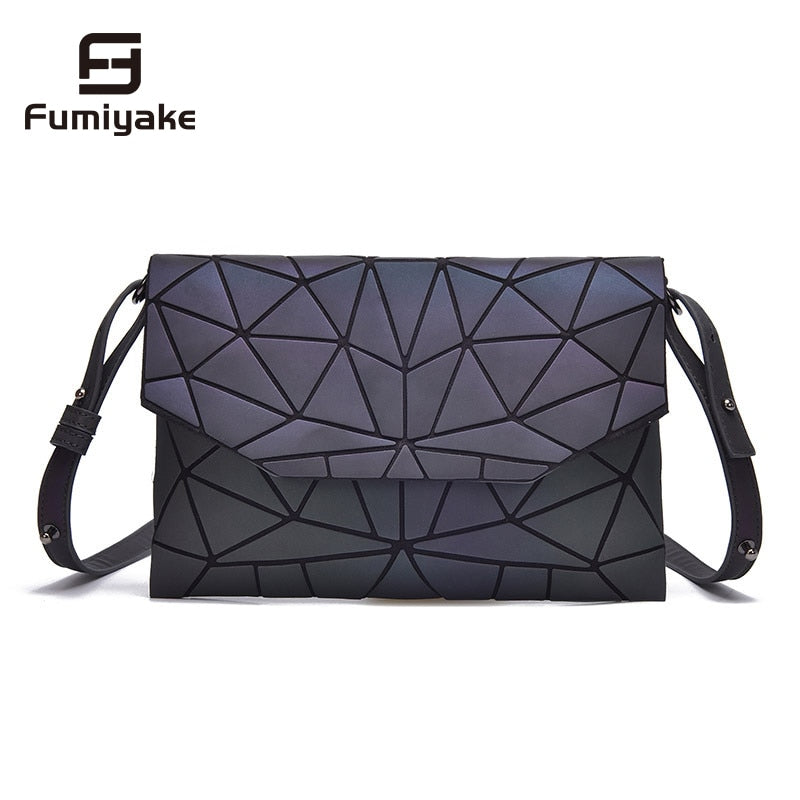 2020 Fashion Geometric Casual Clutch Messenger Bags Luminous Designer Women Evening Bag Shoulder Bags Girls Flap Handbag