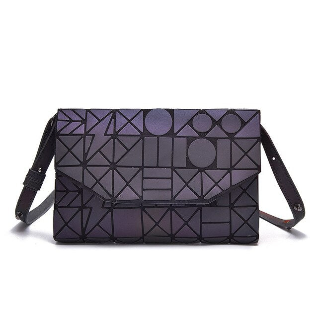 2020 Fashion Geometric Casual Clutch Messenger Bags Luminous Designer Women Evening Bag Shoulder Bags Girls Flap Handbag