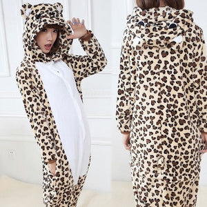 Unisex Kigurumi Adults Animal Pajamas Anime Onesie Stitch Unicorn Panda Bear Pikachu Flannel Cartoon Cute Warm Cosplay Sleepwear