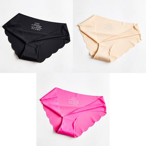 3 Pcs Seamless Panties For Woman Underwear Sexy Briefs Solid Female Panty Hot Sale Underwear For Women Seamless M-XXL BANNIROU