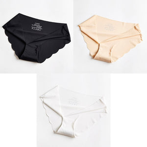 3 Pcs Seamless Panties For Woman Underwear Sexy Briefs Solid Female Panty Hot Sale Underwear For Women Seamless M-XXL BANNIROU