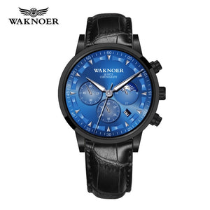 New WAKNOER Brand Watch Waterproof Wristwatch Men's Watches Relogio Masculino Watch Men Fashion Reloj Hombre Male Clock Time