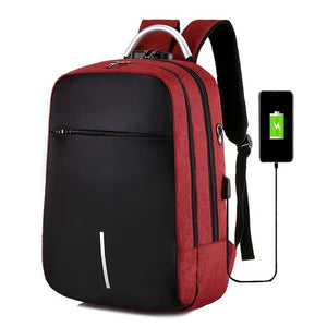 2020 Men Laptop Backpacks Travel Backpack Multifunction Business Bag Anti Theft USB Charging Waterproof Unisex School Backpack