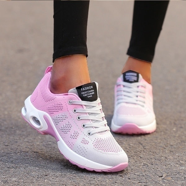 Women Running Shoes Breathable Casual Shoes Outdoor Light Weight Sports Shoes Casual Walking Sneakers Tenis Feminino Shoes