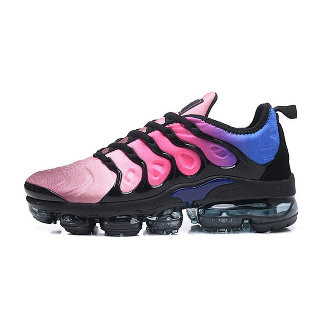 Men Women Running Shoes Rainbow Bumblebee Active Fuchsia Eagles Triple Black White women sports sneakers TN Size 36-45