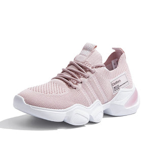 2020 Women Sneakers White Casual Platform Sneakers Summer Mesh Running Walking Shoes Trainers Women Sport Shoes Vulcanize Shoes